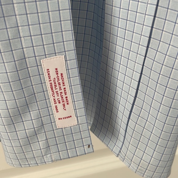 Brooks Brothers men’s blue plaid button down shirt - Picture 3 of 3